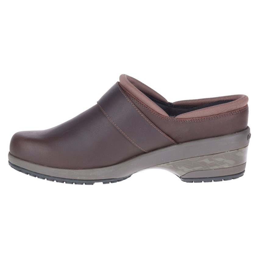 Chaussure de Securite Merrell Valetta PRO Slide Chocolat Femme | N.O.JQTA